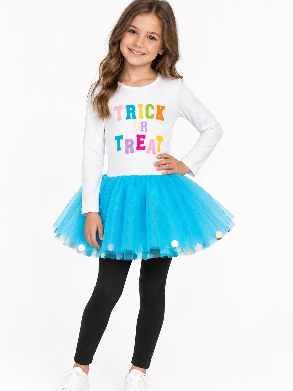 Counting Daisies 2-Piece Halloween Tutu Set